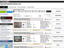 Tablet Screenshot of cypruspropertyforsale.com